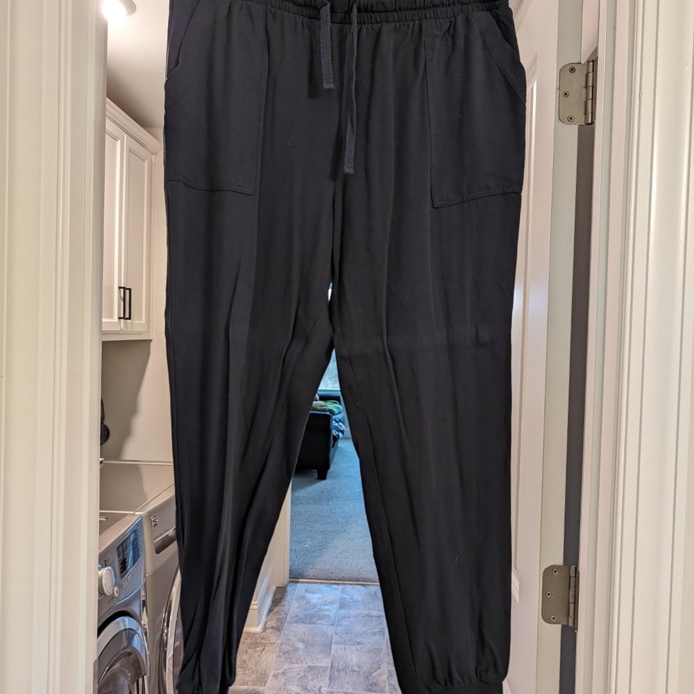 Navy blue linen like pants